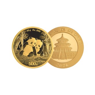熊猫贵金属纪念金币30克
